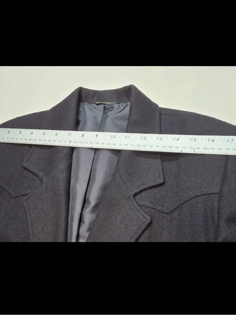 Vintage Pioneer Wear Western wool blazer MADE IN THE USA black